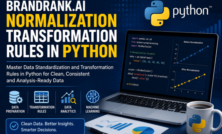 brandrank.ai normalization transformation rules in python