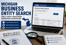 business entity search michigan