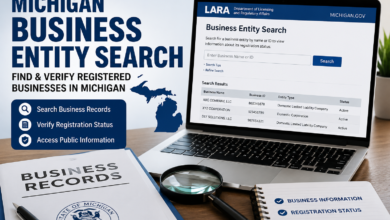 business entity search michigan