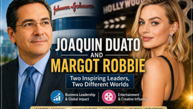 Joaquin Duato and Margot Robbie